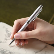 Ball Point Ribbed Pen