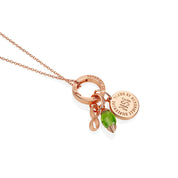 May Birthstone Pendant (Rose Gold)