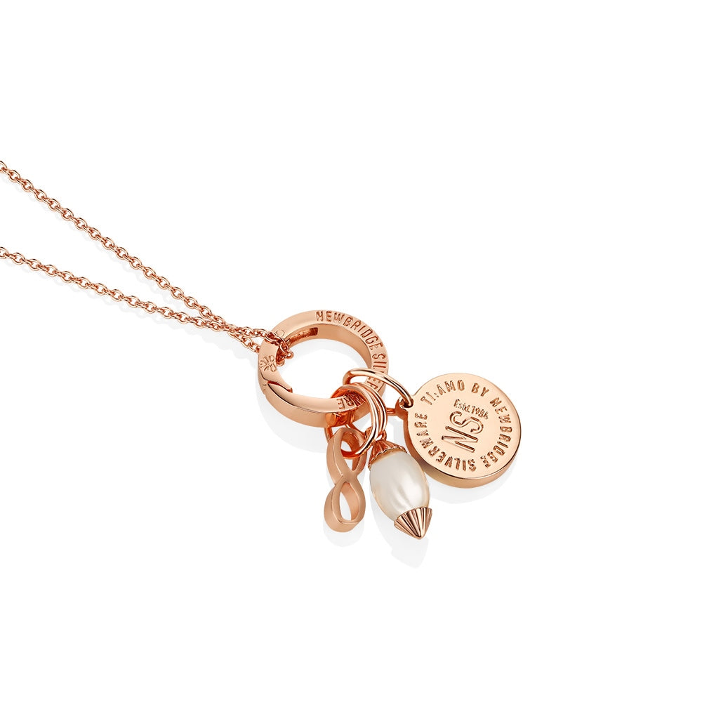 June Birthstone Pendant (Rose Gold)