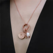 June Birthstone Pendant (Rose Gold)