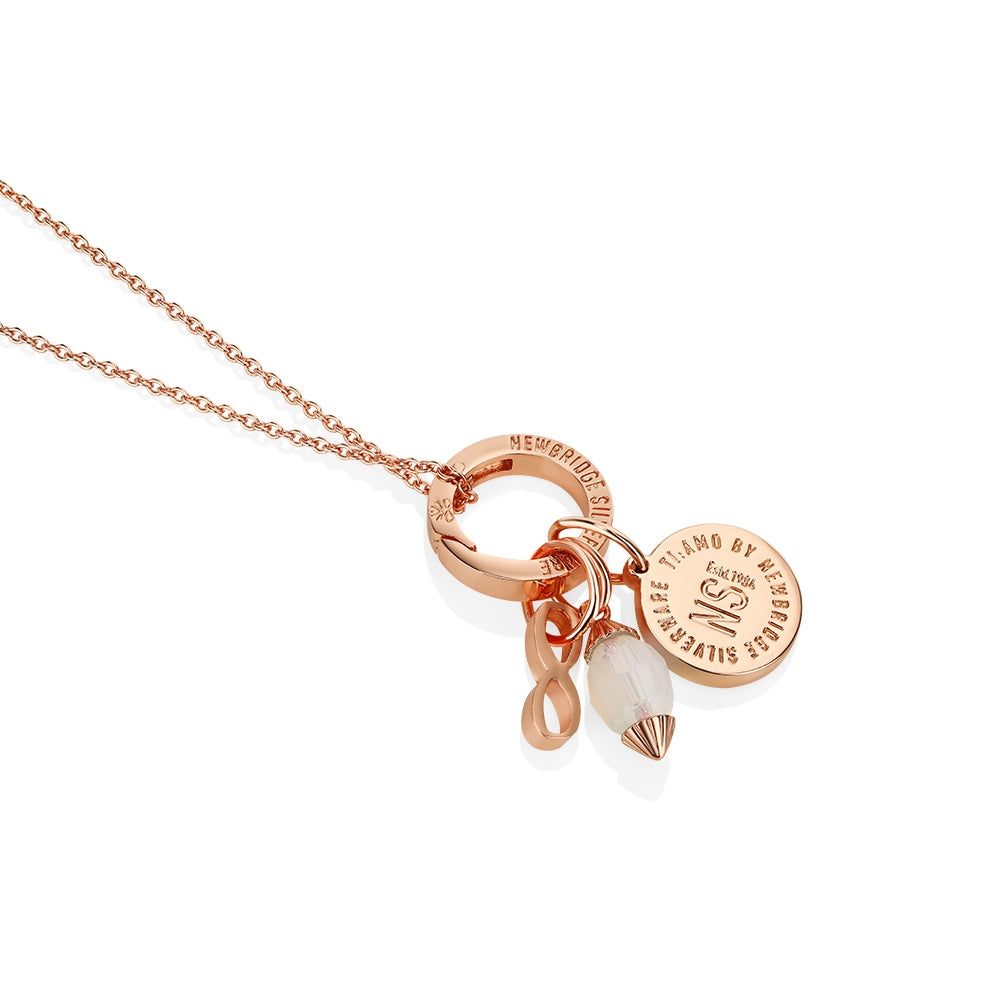 October Birthstone Pendant (Rose Gold)