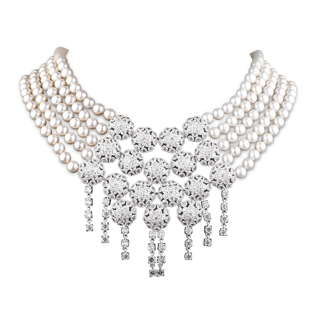 Pearl Statement Necklace – Newbridge Silverware - Main Image
