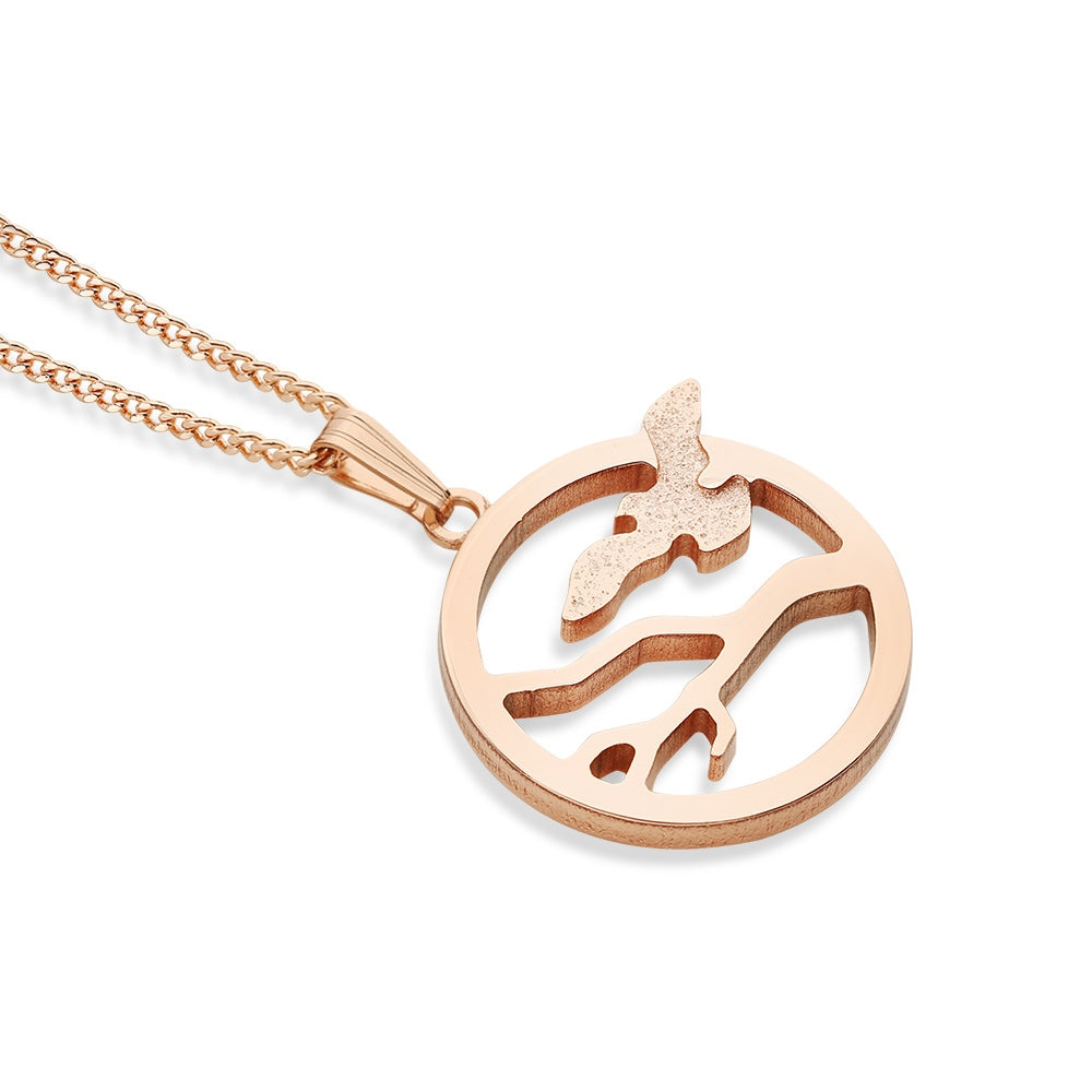 Rose Goldplate Ariel Pendant