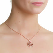 Rose Goldplate Ariel Pendant