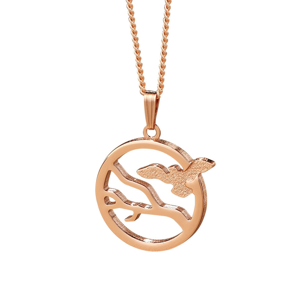 Rose Goldplate Ariel Pendant