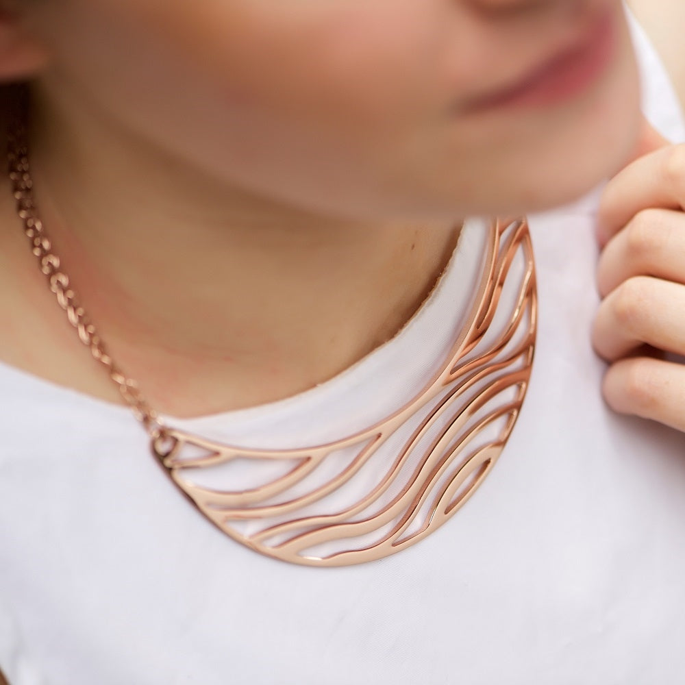 Rose Gold Plated Orca Neckpiece