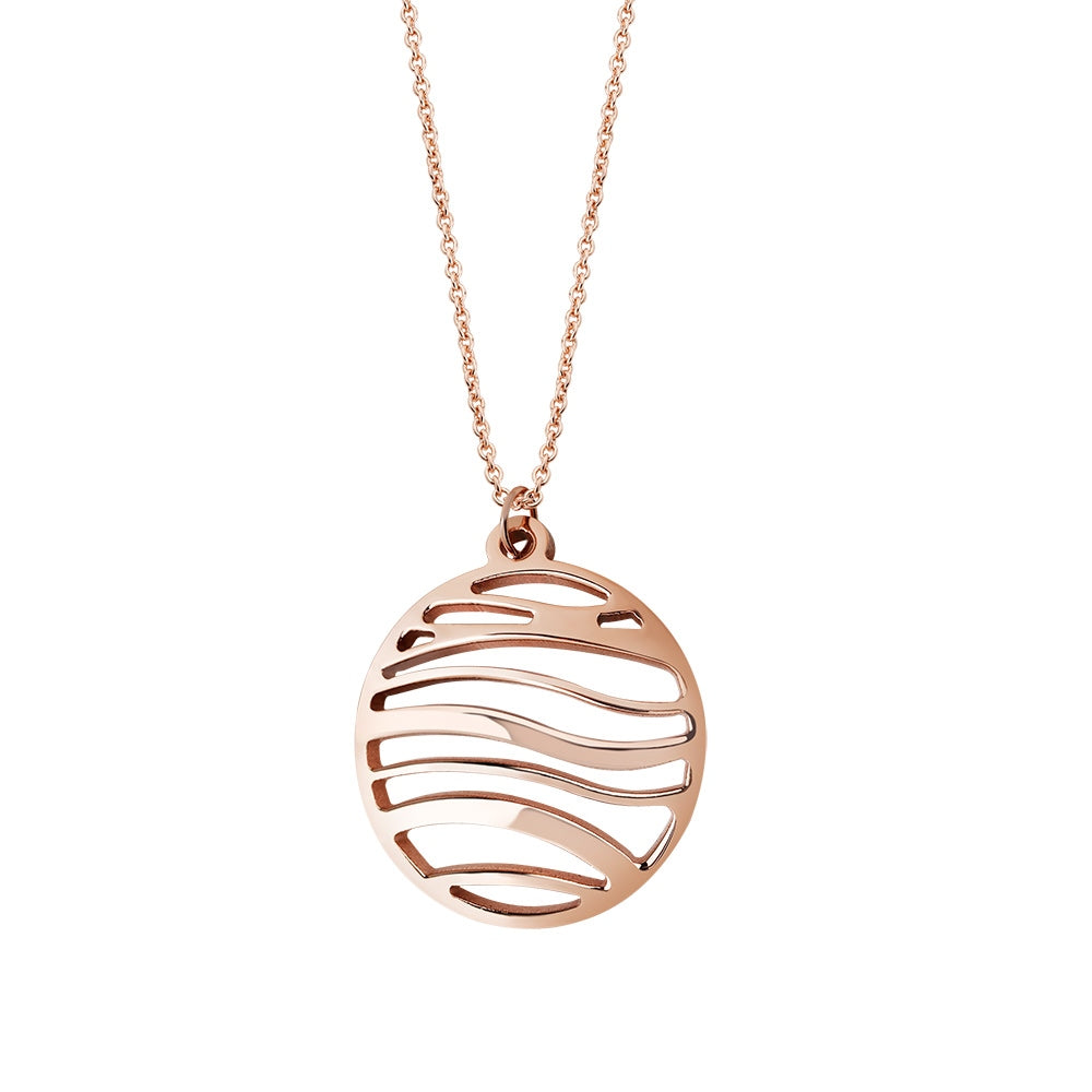 Rose Gold Plated Orca Pendant