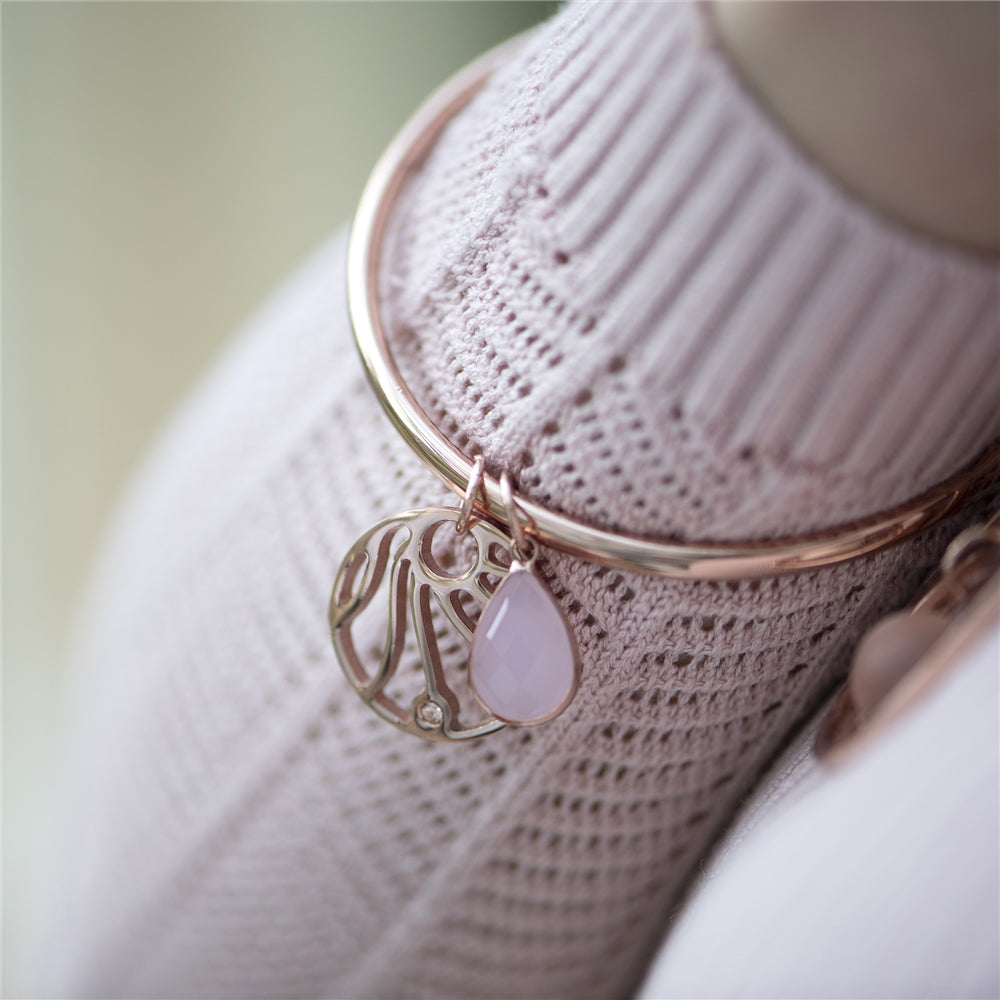 Wish Rose Goldplate Bangle
