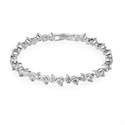 Bracelet Clear CZ Stones