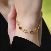 Bracelet with Multi Coloured Stones