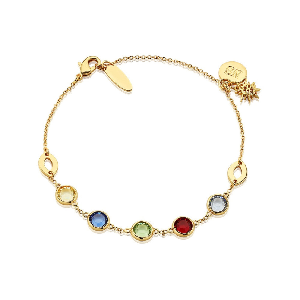 Bracelet with Multi Coloured Stones