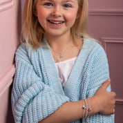 Butterfly Bracelet Silver Beads