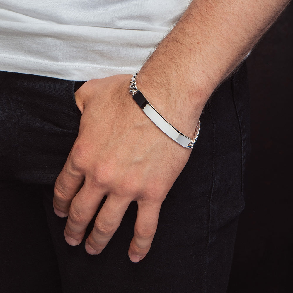 Mens Identity Bracelet