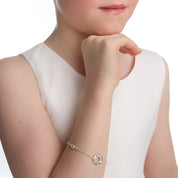 Love Bracelet Clear Stones