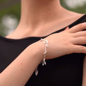 Silver Plated Bracelet Multi Charms