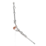Ti:amo Silver Plated Charm Bracelet