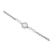 Ladies Watch Link Bracelet Double Clasp