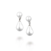 Pearl Tear Drop Earrings