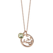 Ariel Pendant with Green Stone