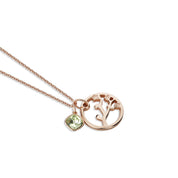 Ariel Pendant with Green Stone