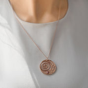 Tara Pendant with Pearlized Stone