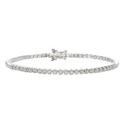 18ct White Gold Diamond Tennis Bracelet - 1.00ct