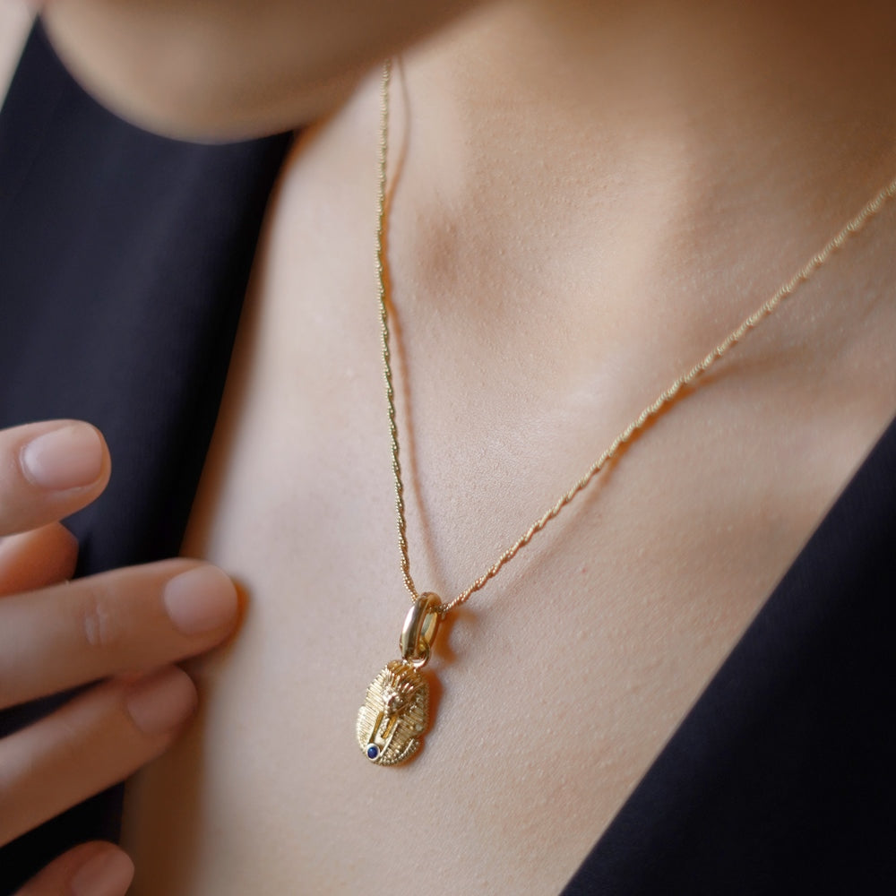 Pharaoh Pendant Blue Stone