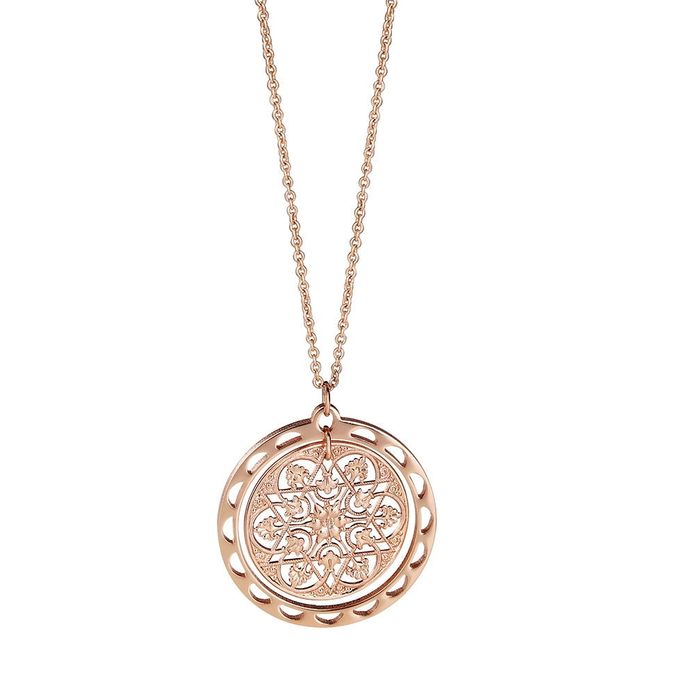Vintage Round Filigree Pendant