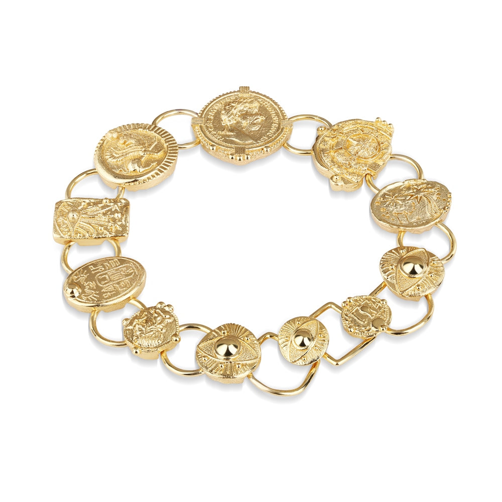 Mixed Coin Bracelet
