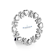 Hearts and Bears Round Frame