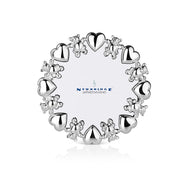 Hearts and Bears Round Frame