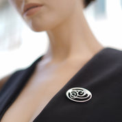 Ceol Oval Brooch