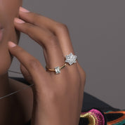 18ct Yellow Gold Emerald Cut Diamond Ring