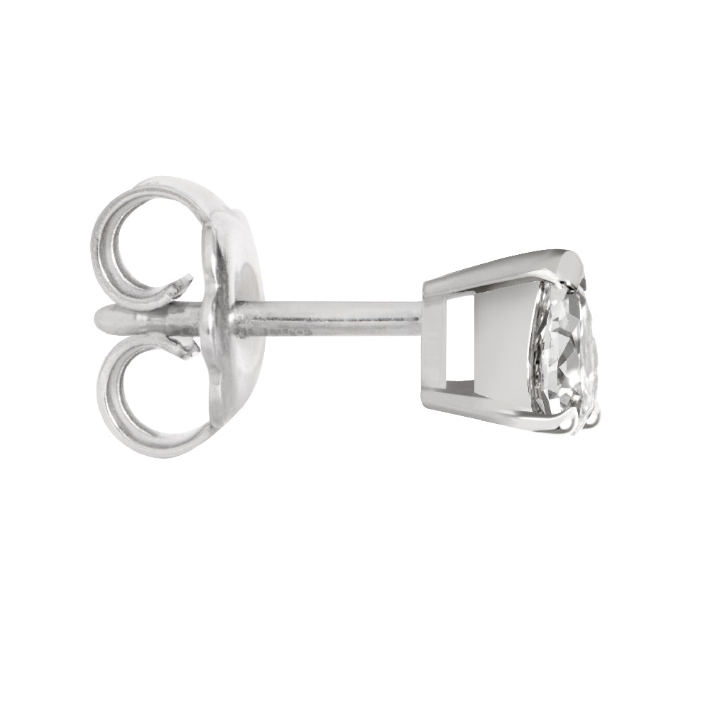 18ct White Gold Pear shaped Diamond Earrings