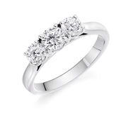 18ct White Gold Graduated 3 Stone Diamond Ring