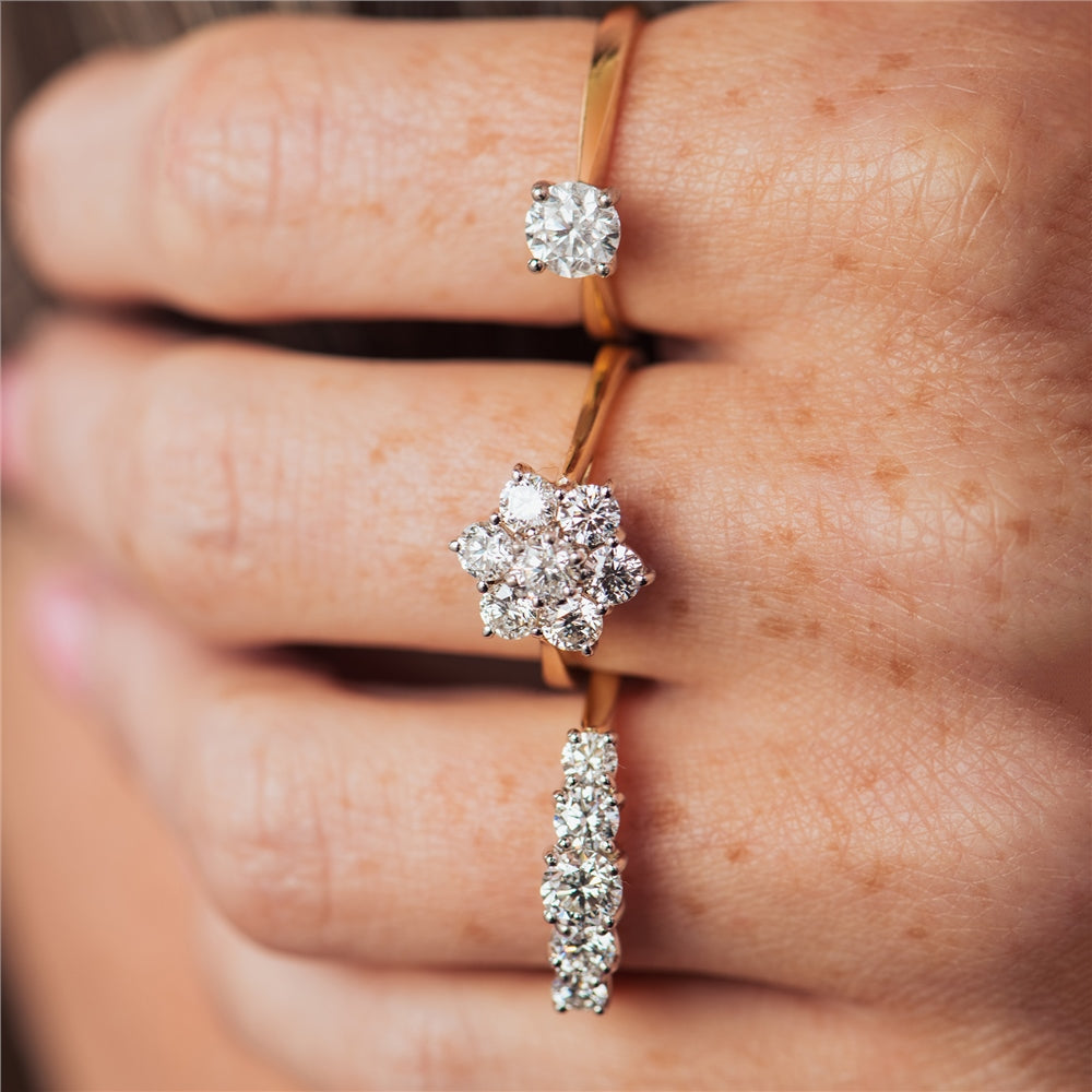 18ct Yellow Gold Solitaire Diamond Ring