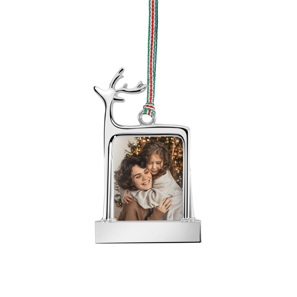 Reindeer Photo Frame Christmas Tree Decoration