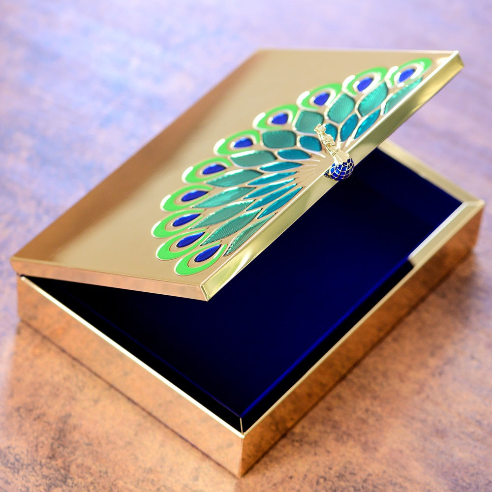 Peacock Keepsake Box