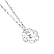 Ariel Pendant with Clear Stone