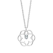 Ariel Pendant with Clear Stone