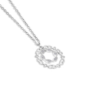 Ariel Pendant with Clear Stones