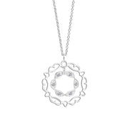 Ariel Pendant with Clear Stones