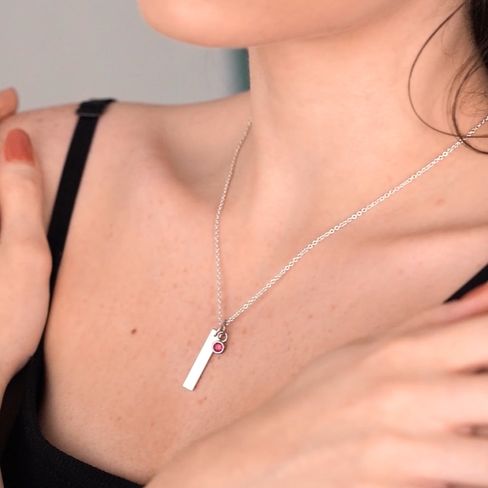 July Birthstone Pendant