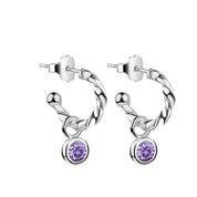 Birthstone Earrings February