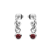 Birthstone Earrings January