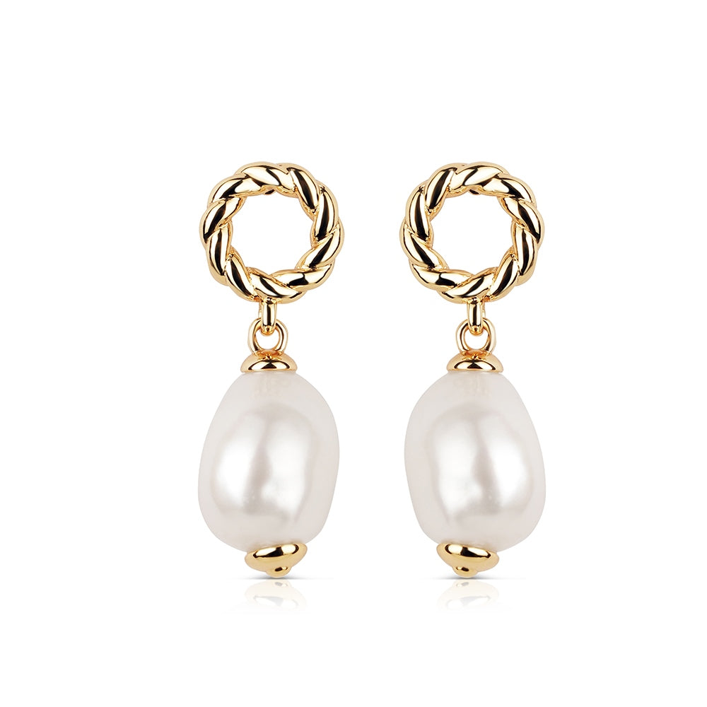 Sappho Baroque Pearl Earrings