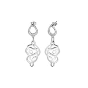 Molten Knot Drop Earrings