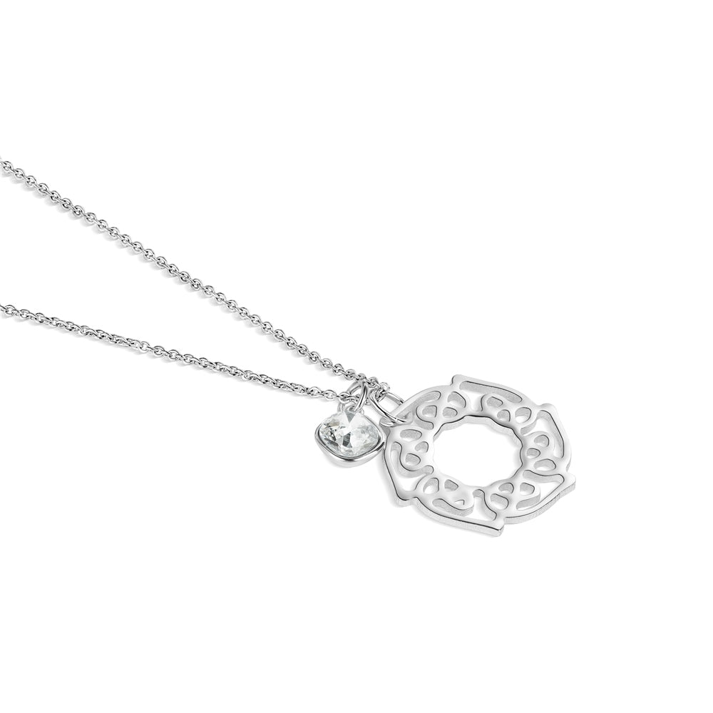 Celtic Pendant with Clear Stone