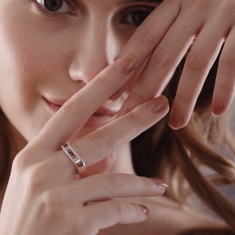 Coloured Stone Ring