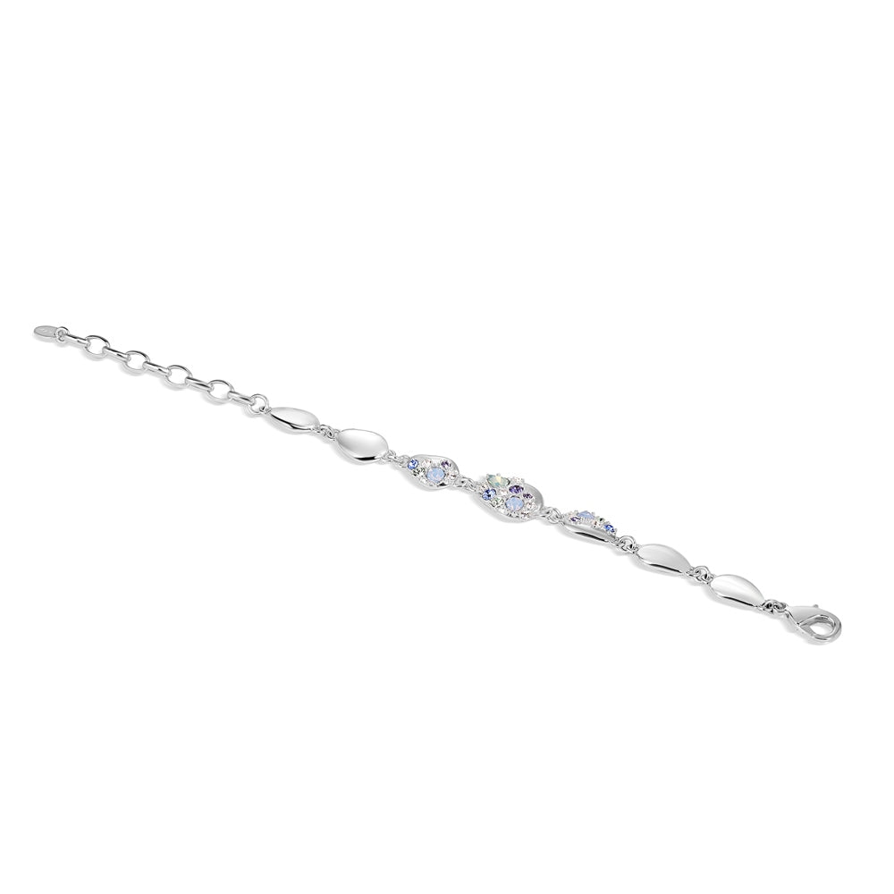 Bracelet with Blue and Clear Stones